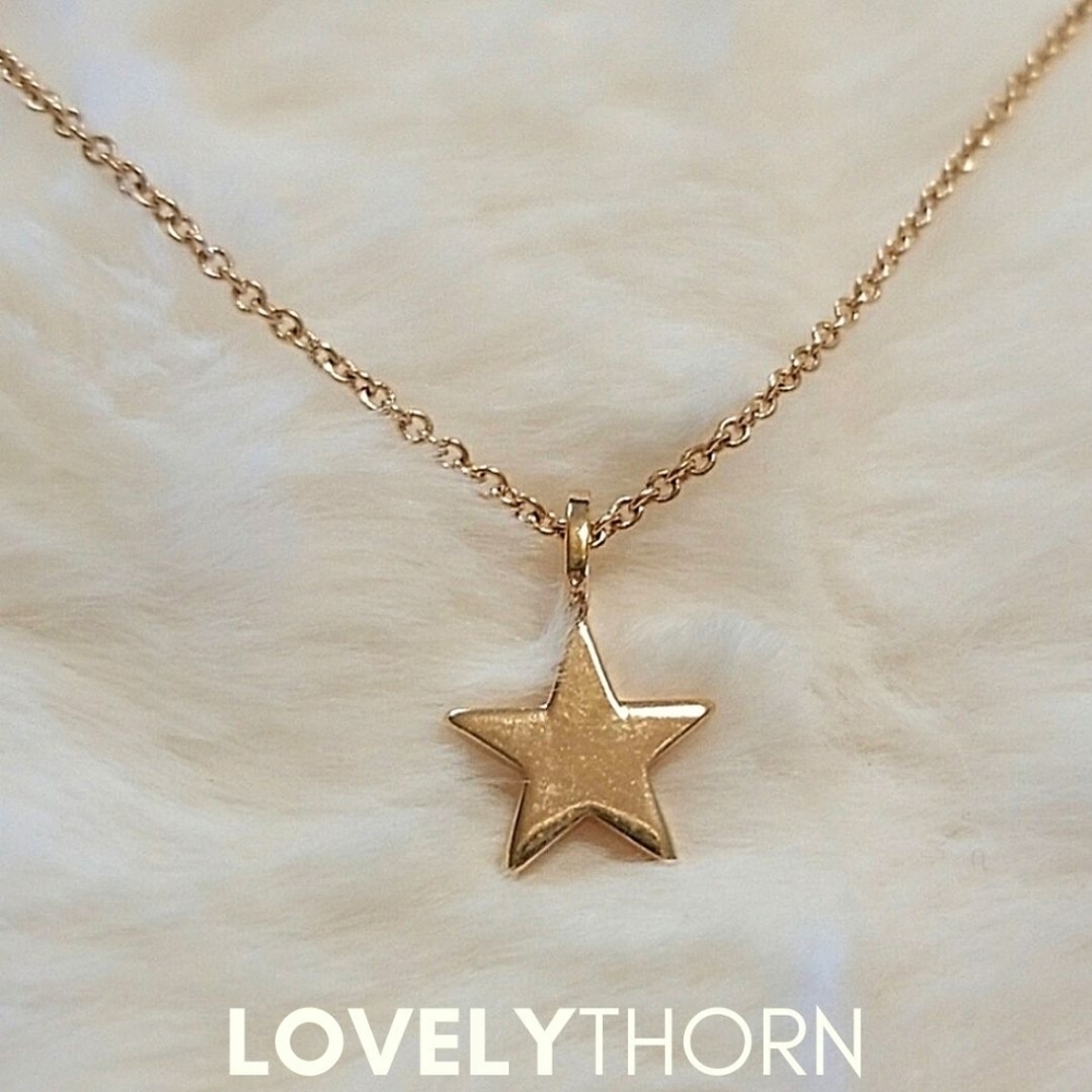 JULES SMITH // ltd ed rose gold "star struck" pendant necklace
